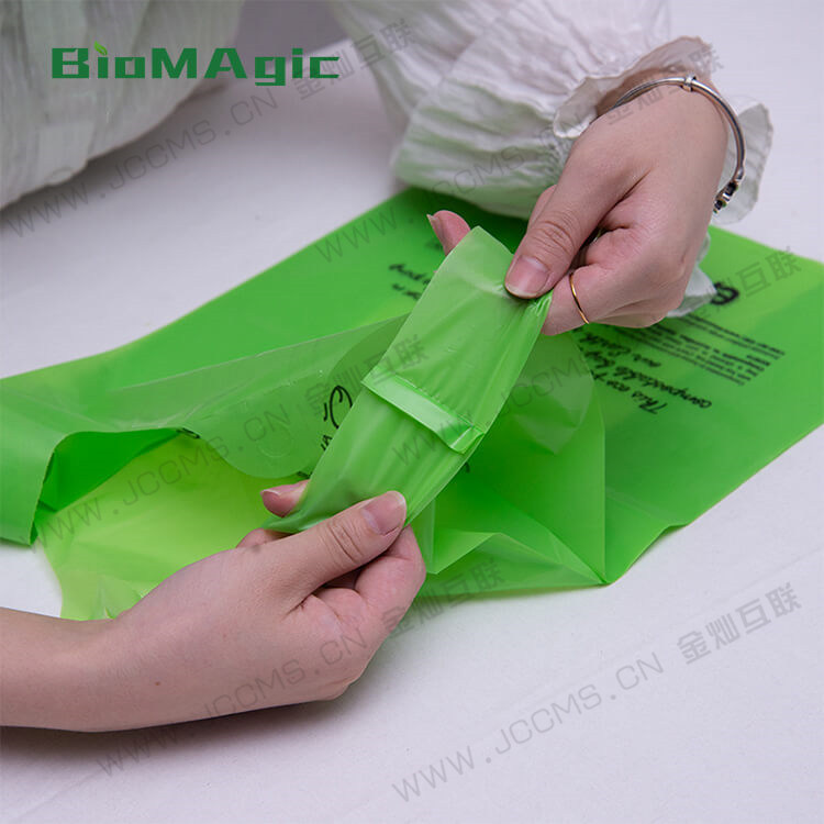 Biodegradable&compostable garment T-shirt Shopping Bag